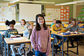 Girl in classroom