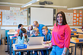 Lehrerin im Klassenzimmer