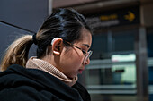 Woman looking away