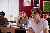 Teenagers in classroom