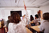 Teenagers in classroom