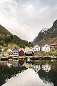 Scenic view of fiord