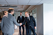 Business people having handshake
