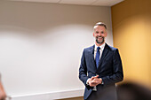 Businessman having presentation during meeting