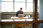 Woman working in office