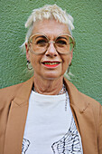 Portrait of smiling senior woman