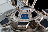 Astronaut Samantha Cristoforetti on ISS