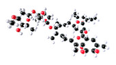 Ivermectin drug, molecular model