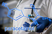 Paracetamol, conceptual image