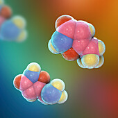 Muscimol molecule, illustration