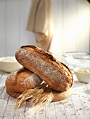 Rustic bread loaf