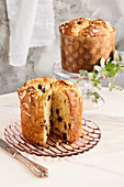 Panettone with amaretto cherries