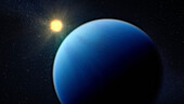 Exoplanet TOI-421 b, illustration