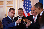 President Barack Obama and Russian President Dmitry Medvedev