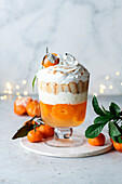 Tangerine trifle
