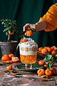 Tangerine trifle