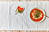 Hackfleisch-Tomaten-Suppe