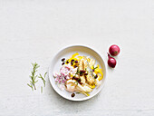 Fenchel-Paprika-Salat mit Sardinen