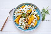 Fennel and orange salad with chickpeas