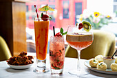 Various mocktails