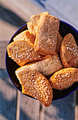 Corsican biscuits made with chestnut flour