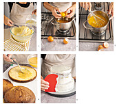 Zitrus-Teekuchen mit Frischkäseglasur zubereiten