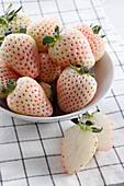 White strawberries (pineapple strawberries)