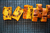Pumpkin bread with chocolate chips