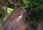 Kilauea volcano, Hawaii, satellite image