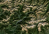 Andorra, satellite image