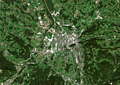 Salzburg, Austria, satellite image