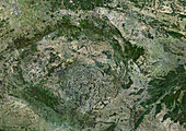 Czech Republic, satellite image