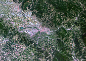 Florence, Italy, satellite image