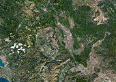 Kosovo, satellite image