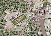 Churchill Downs and Cardinal Stadium, USA, satellite image