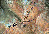 Glen Canyon, Utah, USA, satellite image
