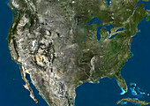 United States, satellite image