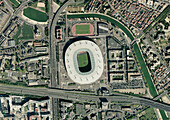 Stade de France, Paris, France, satellite image
