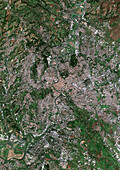 Rome, Italy, satellite image