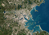 Boston, Massachusetts, USA, satellite image