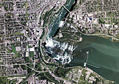 Niagara Falls, satellite image