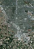 Fresno, California, USA, satellite image