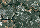 Sacramento, California, USA, satellite image