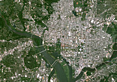 Washington DC, USA, satellite image