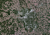 Lincoln, Nebraska, USA, satellite image