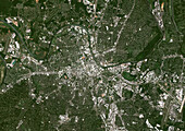 Nashville, Tennessee, USA, satellite image