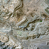 Chuquicamata copper mine, Chile, satellite image
