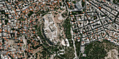 Athens, Greece, satellite image