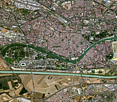 Seville, Spain, satellite image