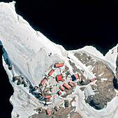 Dumont d'Urville Station, Antarctica, satellite image